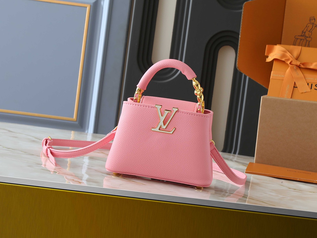LV Classic Handbag Monogram Canvas Shoulder Strap Everyday Carry Luxury